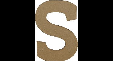 Decopatch Letter - 20 cm - Papier marche - Letter S