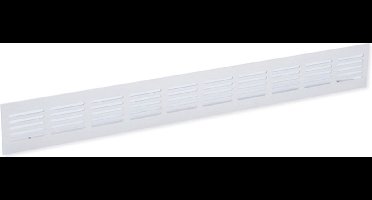 Nedco BV Plintrooster 500x60mm aluminium F1 aluminium geanodiseerd