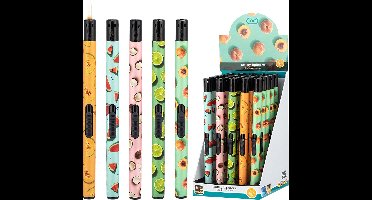 Gasaanstekers - Fruit print - 25 stuks keukenaansteker - navulbaar - TOM®