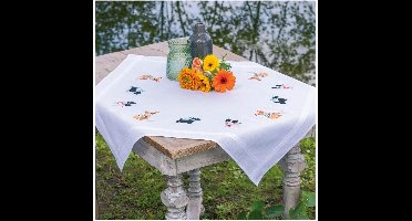 Vervaco - Tafelkleed kit - Hondjes - PN-0184979 - Borduren - Borduurpakket - Borduurpakket volwassenen - Borduurpakket kind