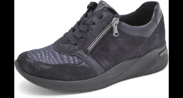 Waldläufer Dames Sneaker - 715H02-400-194 Blauw - Wijdte H - Maat 5½ (38.5)