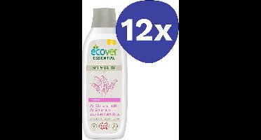 Ecover Essential Wol- en Fijnwas Vloeibaar Wasmiddel (12x 1L)