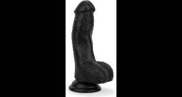 Dildo met ballen 12 cm - Zwart