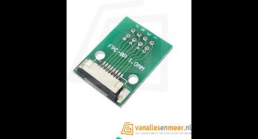FPC/FFC flat cable PCB 8P 1mm met connector