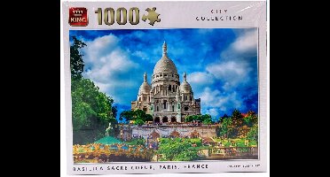 King - Legpuzzel Basilica Sacre Coeur Parijs Frankrijk - City Collection