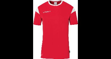 Uhlsport Squad 27 Shirt Korte Mouw Heren - Rood / Wit | Maat: XL