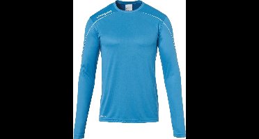 Uhlsport Stream 22 Voetbalshirt Lange Mouw Kinderen - Cyaan / Wit | Maat: 152