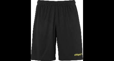 Uhlsport Center Basic Short Heren - Zwart / Fluogeel | Maat: XXL