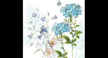 MTis Papieren Servetten 33x33cm - 20 stuks Atelier Blue Harmony