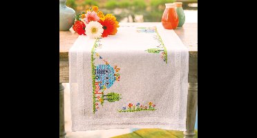 Vervaco - Loper kit - Op vakantie - PN-0200861 - Borduren - Borduurpakket - Borduurpakket volwassenen - Borduurpakket kind