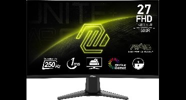 MSI MAG 27C6X - FHD Curved Gaming Monitor - 250Hz - 27 Inch