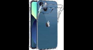 Hoesje voor iPhone 15 backcover Shockproof siliconen Transparant