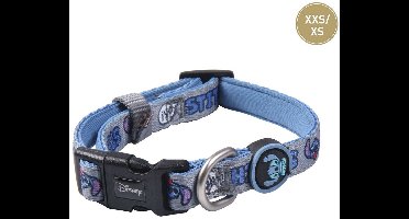 Dog collar Stitch XXS/XS Dark blue