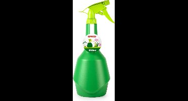 Plasticforte Plantenspuit met een inhoud van 950 ml - groen - verstuiver kop - 29 cm - kunststof - groot reservoir