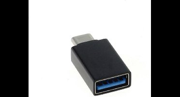 *** USB-C OTG Adapter - USB 3.2 Gen 1 - Rechthoekig - Zwart van Heble® ***