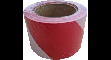 Afzetlint rood wit 100 meter - Afzetlinten - hoogwaardige kwaliteit