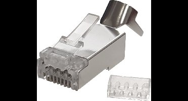 DANICOM SFTP CAT6A RJ45 Doorsteek Connector - Pass through voor soepele kern - 10 stuks