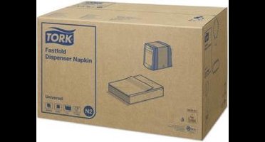 Tork N2 dispenserservet 24x30cm 1-laags wit 25x30 cm ds à 10800 stuks (10933)