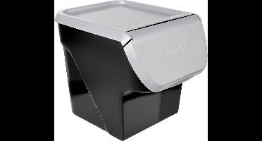 Doos voor Groenten en Fruit met Deksel Grijs 13 l - Aardappelbak - Aardappelpot - Bewaardoos - Container - Koelkast Organizer - Opbergbox - Fruitkist