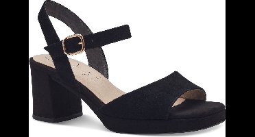 Tamaris Comfort Essentials Dames Sandalen - ZWART SUEDE