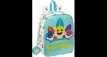Baby Shark Peuterrugzak, Surfing - 27 x 22 x 10 cm - Polyester