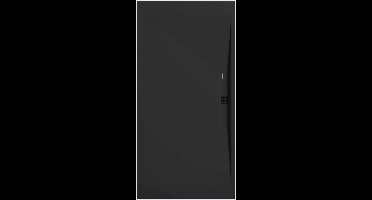 Sanifun douchebak Stone Side Black Smooth 1100 x 900 P