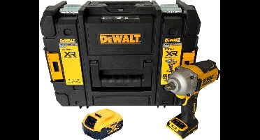 DeWalt DCF 891 NT accu-slagmoersleutel 18 V 1084 Nm 1/2" borstelloos + 1x accu 5,0 Ah + TSTAK - zonder oplader