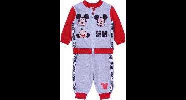 Rood en grijs MICKEY Disney trainingspak voor baby's