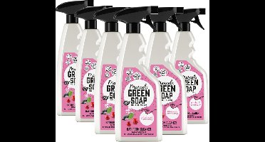 Marcel's Green Soap - Badkamerreiniger Patchouli & Cranberry - 6 x 500ml