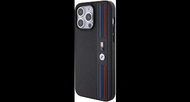Cover Case IPHONE 15 Pro BMW Plastic Tricolor Black Logo