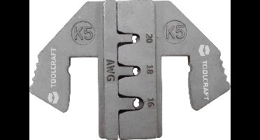 TOOLCRAFT PLE-0K5 TO-6897543 Krimpinzetstuk Deutsch DTM/DT/DTP 1.5 mm² (max) DUITS Geschikt voor merk TOOLCRAFT PZ-500