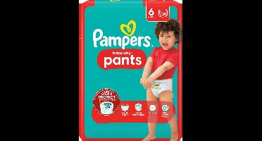 Pampers Baby Pants Baby Dry Maat 6 Extra Large (14-19 kg), 20 luierbroekjes