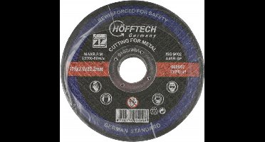 Doorslijpschijf - metaal - 115 x 2,0 x 22,2 mm - Voordeel Set 10 stuks