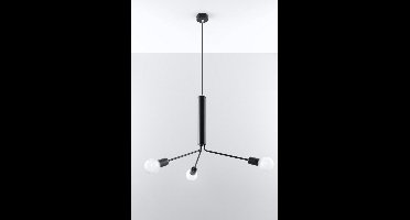 Sollux Lighting Kroonluchte Duomo - 100x75x75cm - E27 - zwart - staal