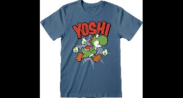 Super Mario Mario Badge Unisex Trui met capuchon - rood - L