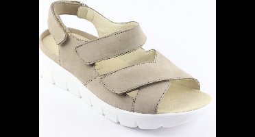 Waldlaufer - 658001 K Adea - Platte sandalenDames Sandalen - Kleur: Wit/beige - Maat: