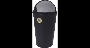 Storage Solutions Prullenbak - 25L - gerecycled - kunststof - zwart -afvalemmer - keuken