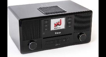 Block Smart Internet Radio + CD Speler Aurora Black (DAB+, Spotify Connect, Draadloze oplader, Internetradio)