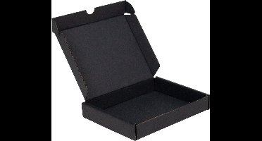 Brievenbusdoosjes 25,5x16x2,5cm Zwart (100 st.)
