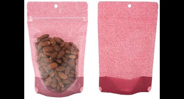 Stazakken Rijstpapier Roze 13x7,9x20,6cm | 113 gram (100 stuks)