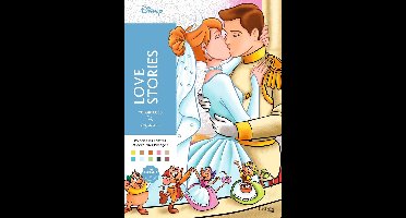Coloriages Mystères Disney Love Stories - Kleuren op nummer - Kleurboek voor volwassenen