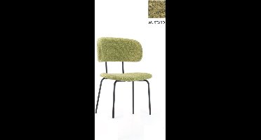 Workliving Eetkamerstoel Bo RS - Society Boucle Mustard