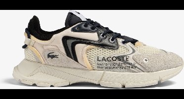 Lacoste L003 Neo Heren Sneakers - Gebroken Wit/Zwart - Maat 40