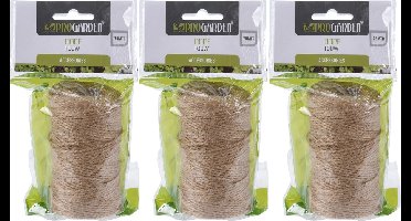 3x Rolletjes touw 75 meter - Touw op rol - Inpaktouw/hobbytouw/Touw voor klussen