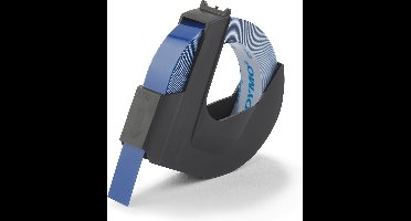 DYMO originele labeltape met reliëf | rollen van 9 mm x 3 m | Wit op blauw | Zelfklevend | Voor labelmakers voor reliëfdruk | 1 stuk