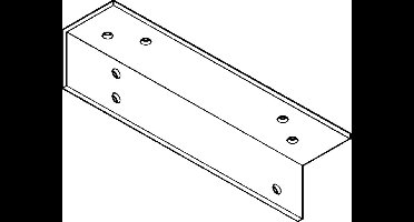 GEZE Hoekconsole voor Deurdranger TS 4000 / TS 5000