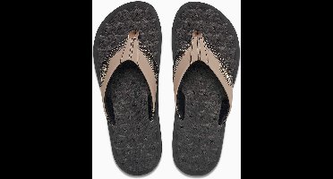 Reef The Ripper Heren Slippers - Zwart/Bruin - Maat 40