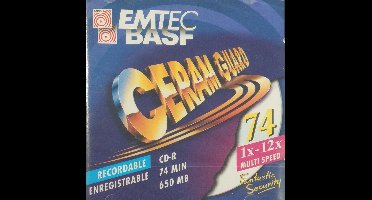 EMTEC/BASF Ceram Guard CD-R 1x-12x 74 min 650mb (10 pack)