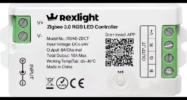Losse Zigbee 3.0 controller voor RGB led strips - Werkt met de bekende verlichting apps