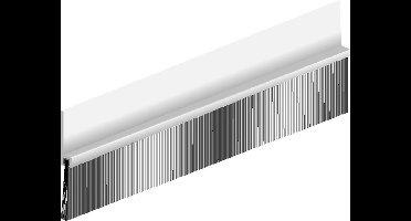 Dorpelstrip Ibs-80-Borstel 300Cm